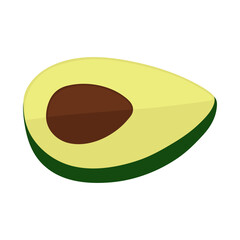 avocado, fruit, vector, illustration, art, graphic design