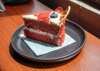 Homemade Red Velvet Cake delicious tender meat