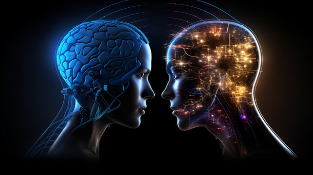 Integrating Human Intelligence and AI: A Futuristic Cybernetic Brain Concept