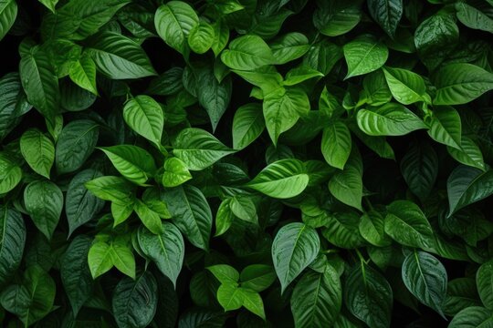 Green leaf texture	
