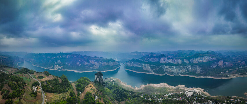 Wujiang river source in the house gallery scenic spot