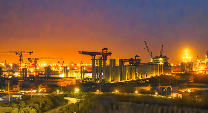 Often tiger bridge under construction in the _