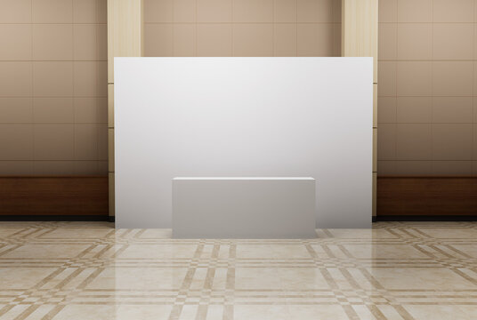 Event Registration desk with table