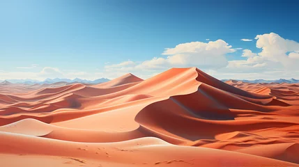 Foto op Canvas The vast desert © ginstudio