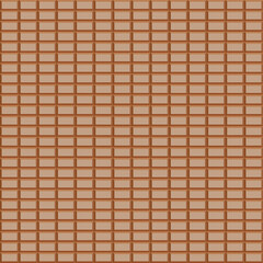 Chocolate. wall pattern background. vector illustration. Dark chocolate brown pattern