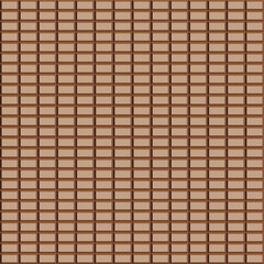 Chocolate. wall pattern background. vector illustration. Dark chocolate brown pattern