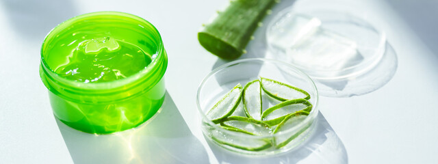 eco skin care beauty products in cosmetic laboratory development, Natural drug research with organic plant and scientific extraction in glassware, Alternative green herb medicine for body health care