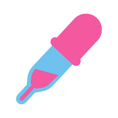 Dropper flat illustration