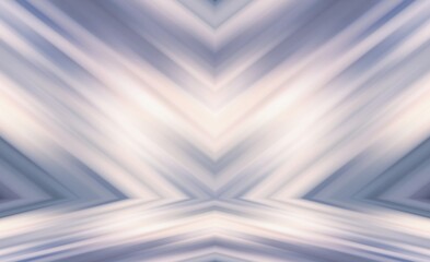 Glass striped empty room. Gloss geometric background 3d.