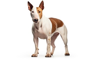 Bull terrier dog background