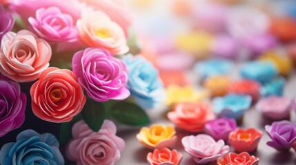 Beautiful flowers. Colorful floral background.