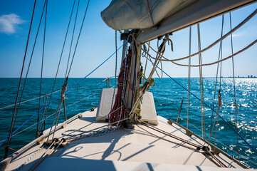 
Between sea and lagoon. Sailing trip between the Marano lagoon and the Gulf of Trieste.