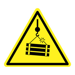 "Overhead crane hazard" icon