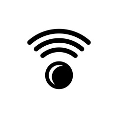 Signal Icon . Wifi, Transmission Symbol.  Sign and Symbol for Design, Presentation, Website or Apps Elements  –  Vector.