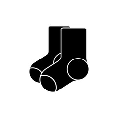 Socks Icon. Foot Wear Symbol - Vector Logo Template.