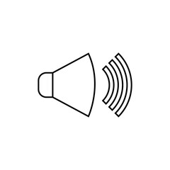 Speaker Icon. Loud Speaker, Sound Symbol - Vector.     