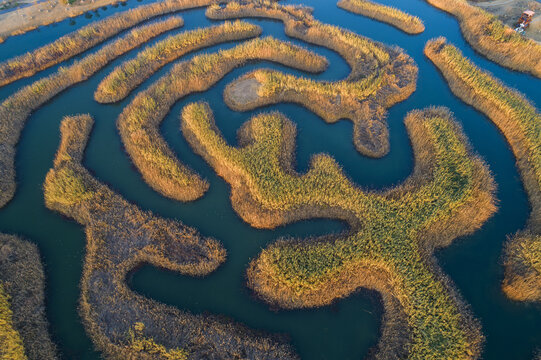 Huaian white horse lake wetland of international importance