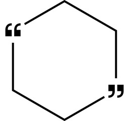 Quote box frame. Text quotes. Vector banner illustration.