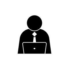 Manager Icon.  Employee Sign, Employment Symbol - Vector.