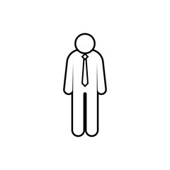 Manager Icon.  Employee Sign, Employment Symbol - Vector.