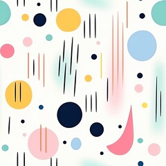 A variety of bright and imaginative children's patterns, showcasing lines, circles, and stripes, perfect for creative and seamless backgrounds