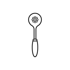 Utensil Icon. Cutlery, Kitchenware Culinary Symbol - Vector.
