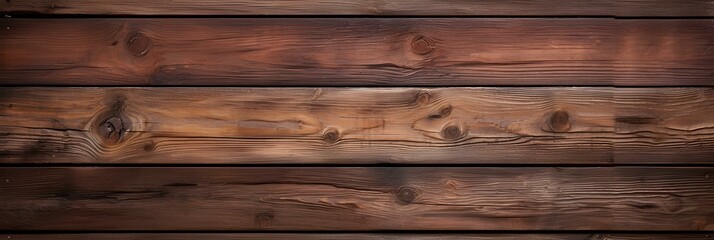 Obraz na płótnie Canvas Wood banner background. Top down view. Old brown wood texture background of tabletop. Wooden plank vintage of table board nature pattern. generative AI