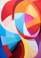 Geometric background creative colour modern abstract shape