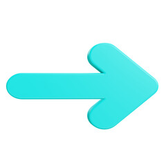 3d render 3d bold arrow premium icon 4