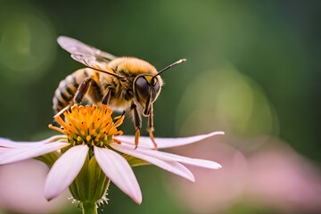 bee on flower