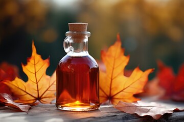 Maple syrup background