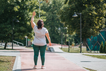 Working out outdoors is not just for the fit it's for everyone looking to make positive changes. American Resolve Real People, Real Commitment to Fitness