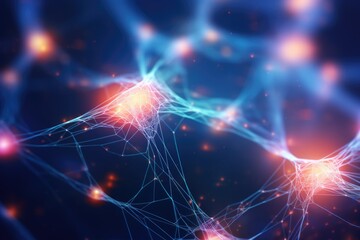 Neural network concept background