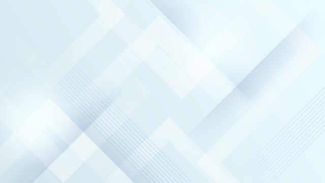 Vector white background with geometric shapes