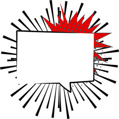 Pop art polka dots halftone speech bubble balloon icon sticker memo keyword planner text box banner, flat png transparent element design