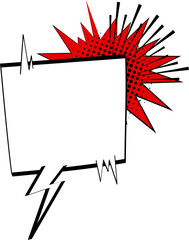 Pop art polka dots halftone speech bubble balloon icon sticker memo keyword planner text box banner, flat png transparent element design