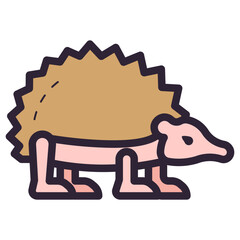 hedgehog illustration