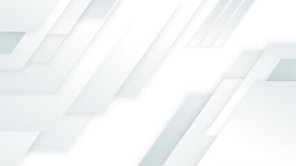 Vector abstract white shapes background