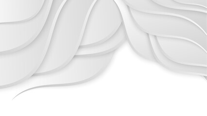 Vector shapes geometric white abstract background