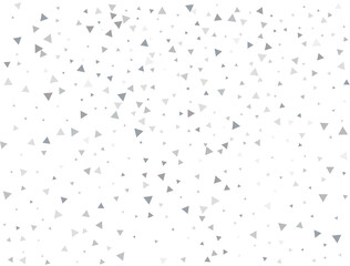 Christmas Silver Triangular Confetti