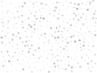 Christmas Silver Triangular Confetti
