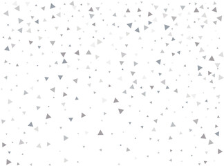 Christmas Silver Triangular Confetti