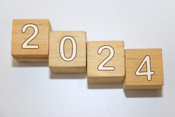 Silhouette staff works as a to prepare to welcome the new year 2024