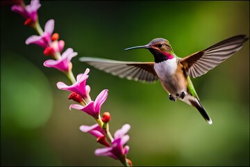 hummingbird in flight