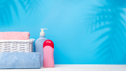 Body care items and bathroom towels
