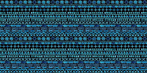  手書きの幾何学模様パターン