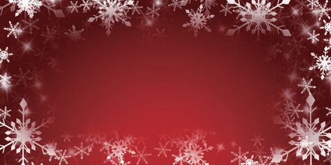 クリスマス　雪　風景　冬　背景