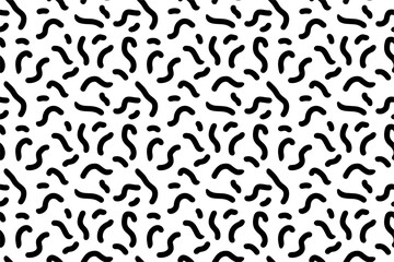 Doodling line handdrawn minimalist seamless pattern kid