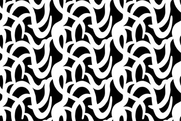 Doodling line handdrawn minimalist seamless pattern kid
