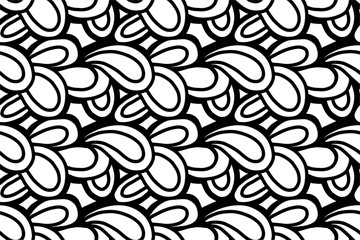 Doodling line handdrawn minimalist seamless pattern kid